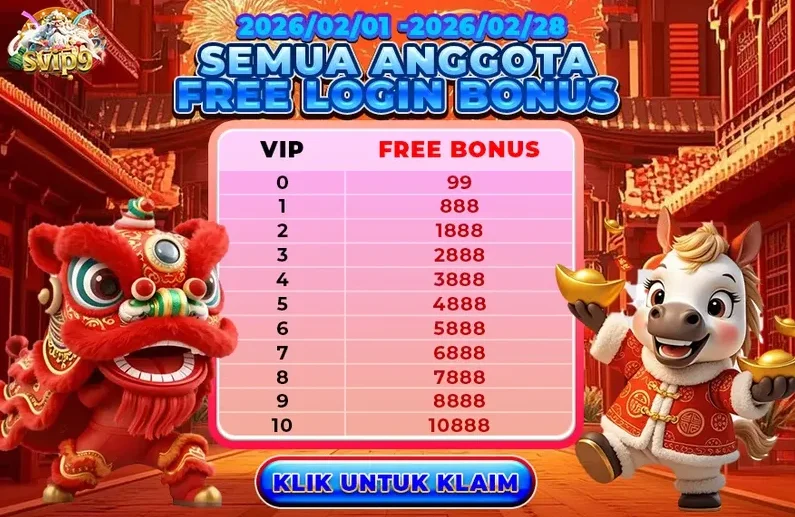 SEMUA ANGGOTA FREE LOGIN BONUS